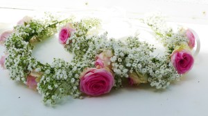 Couronne de fleurs fraiches - 30€